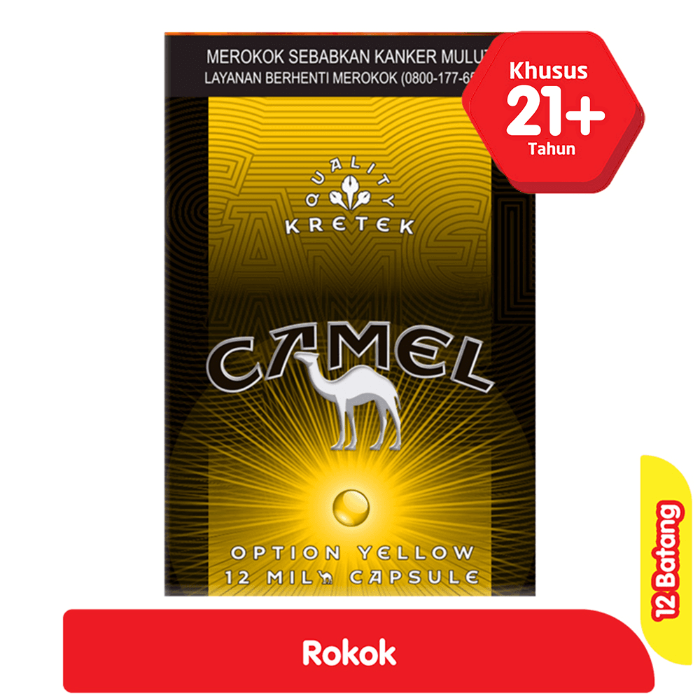 Camel Mild Option Yellow Rokok 12 Batang foto 3