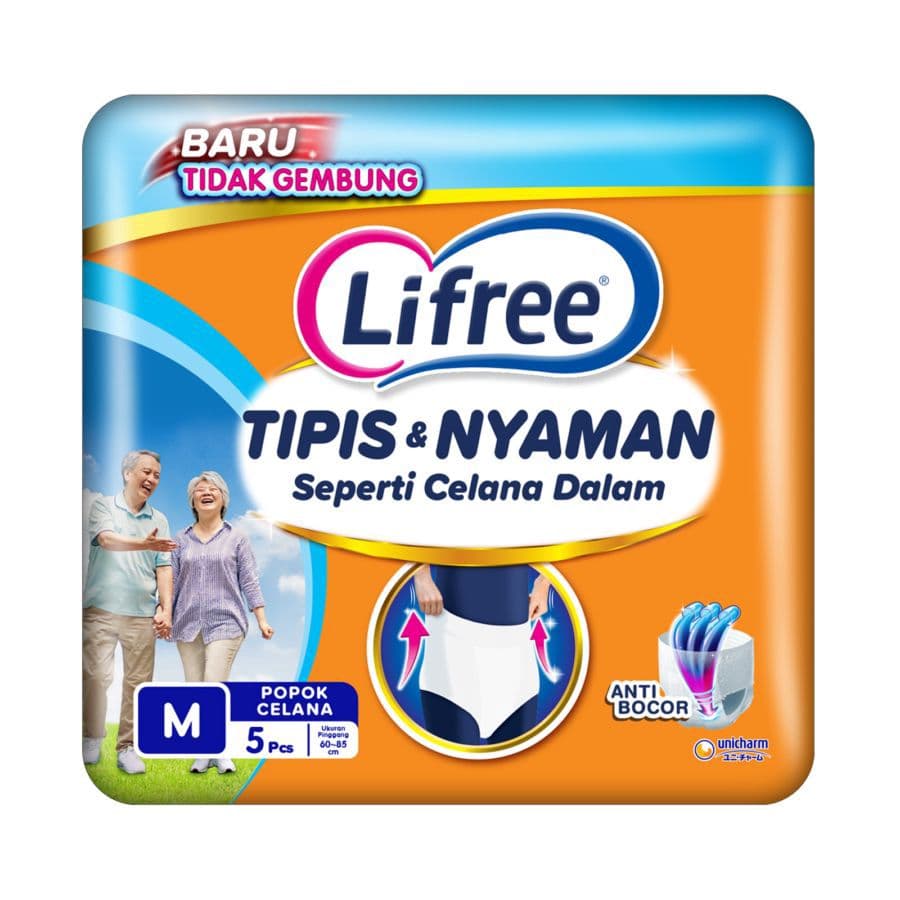 Lifree Ekstra Serap Popok Celana Dewasa M5 1pack foto 3