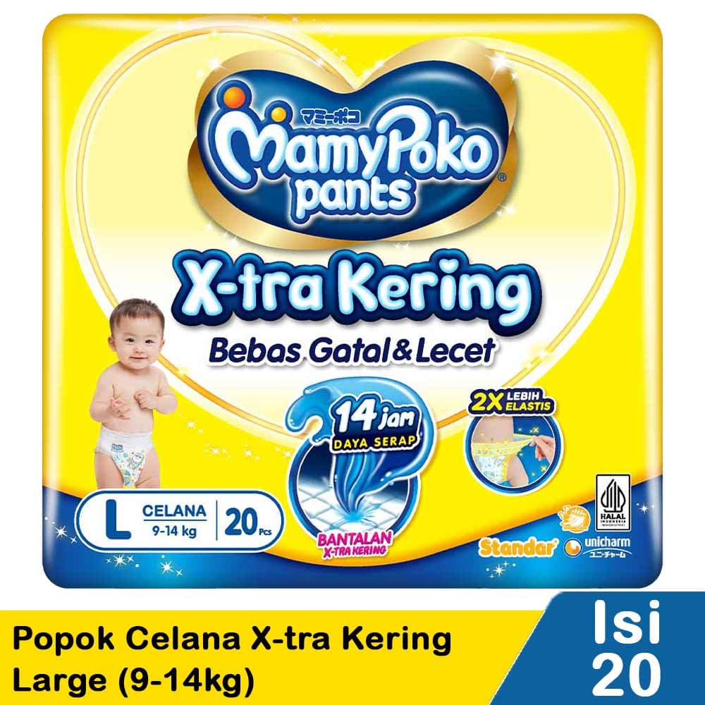 Mamy Poko Pants Standar 20'S L - Warung Linggamas 24Jam