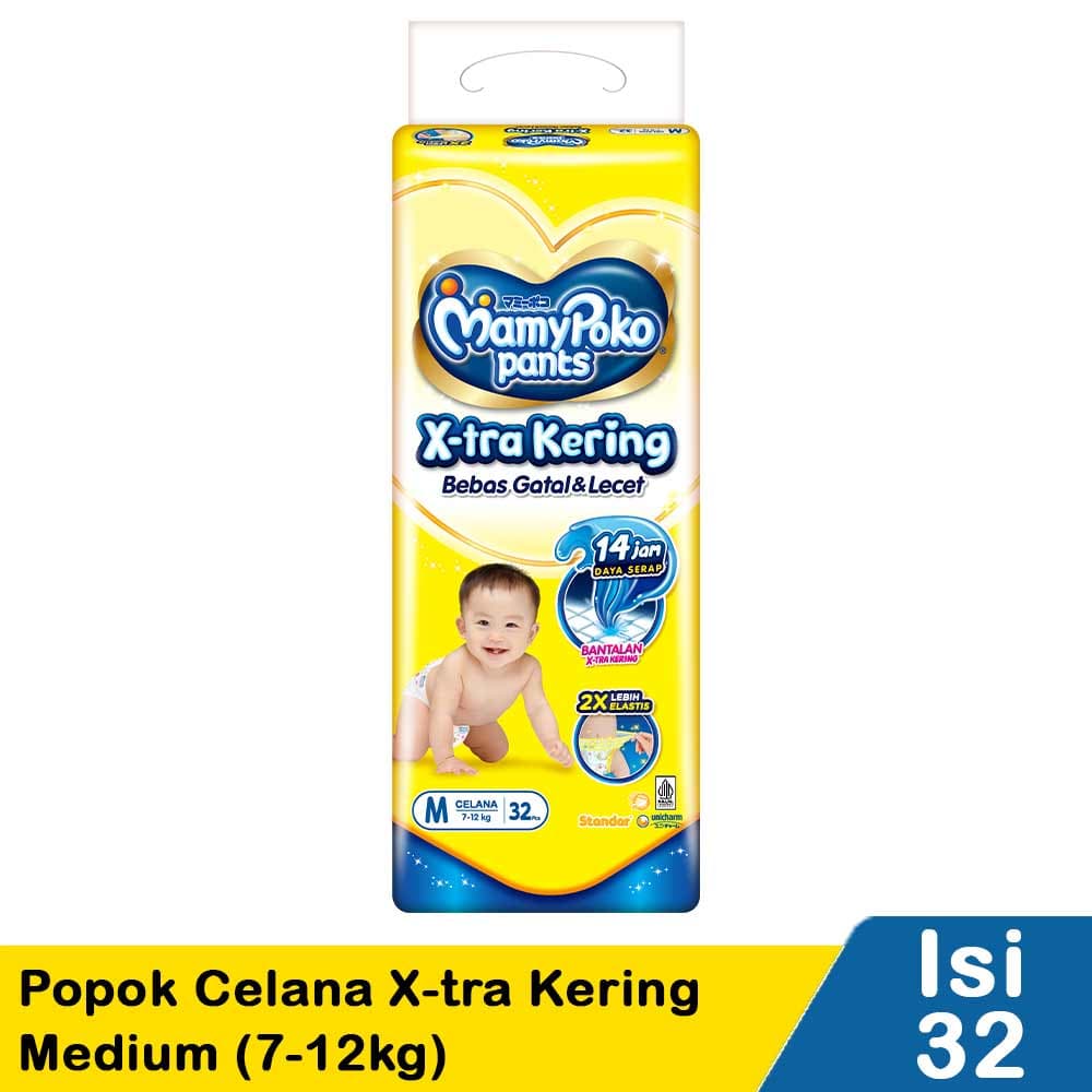 Mamy Poko Pants Standar isi 32 M - Warung Linggamas 24Jam